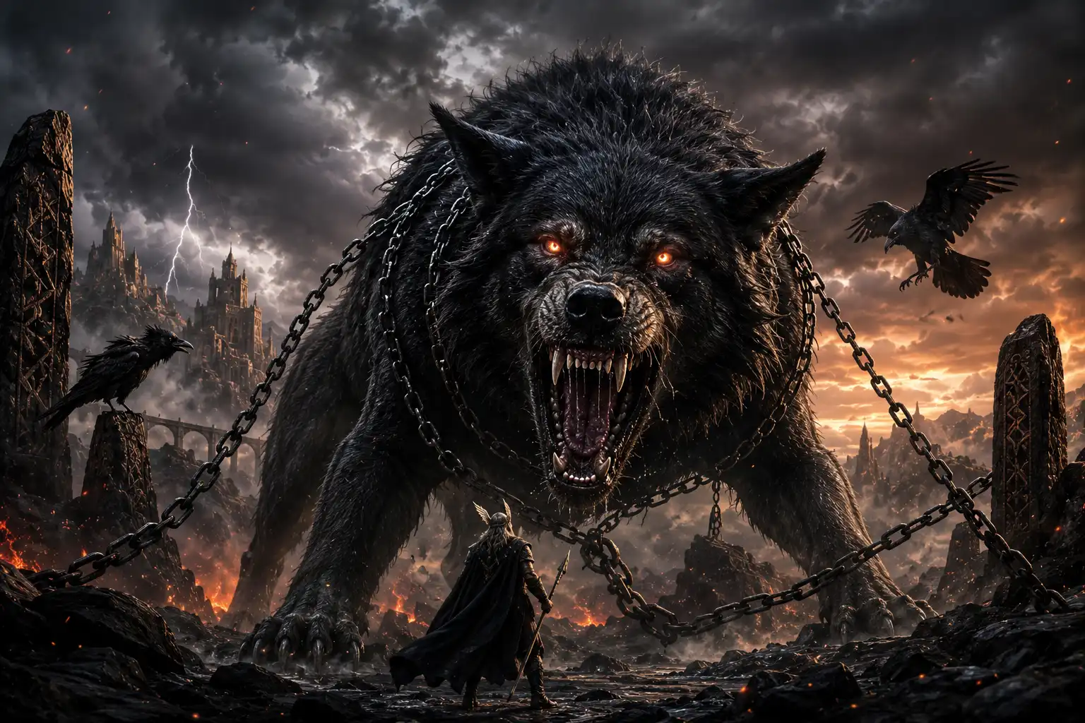 Fenrir : le loup du Ragnarök