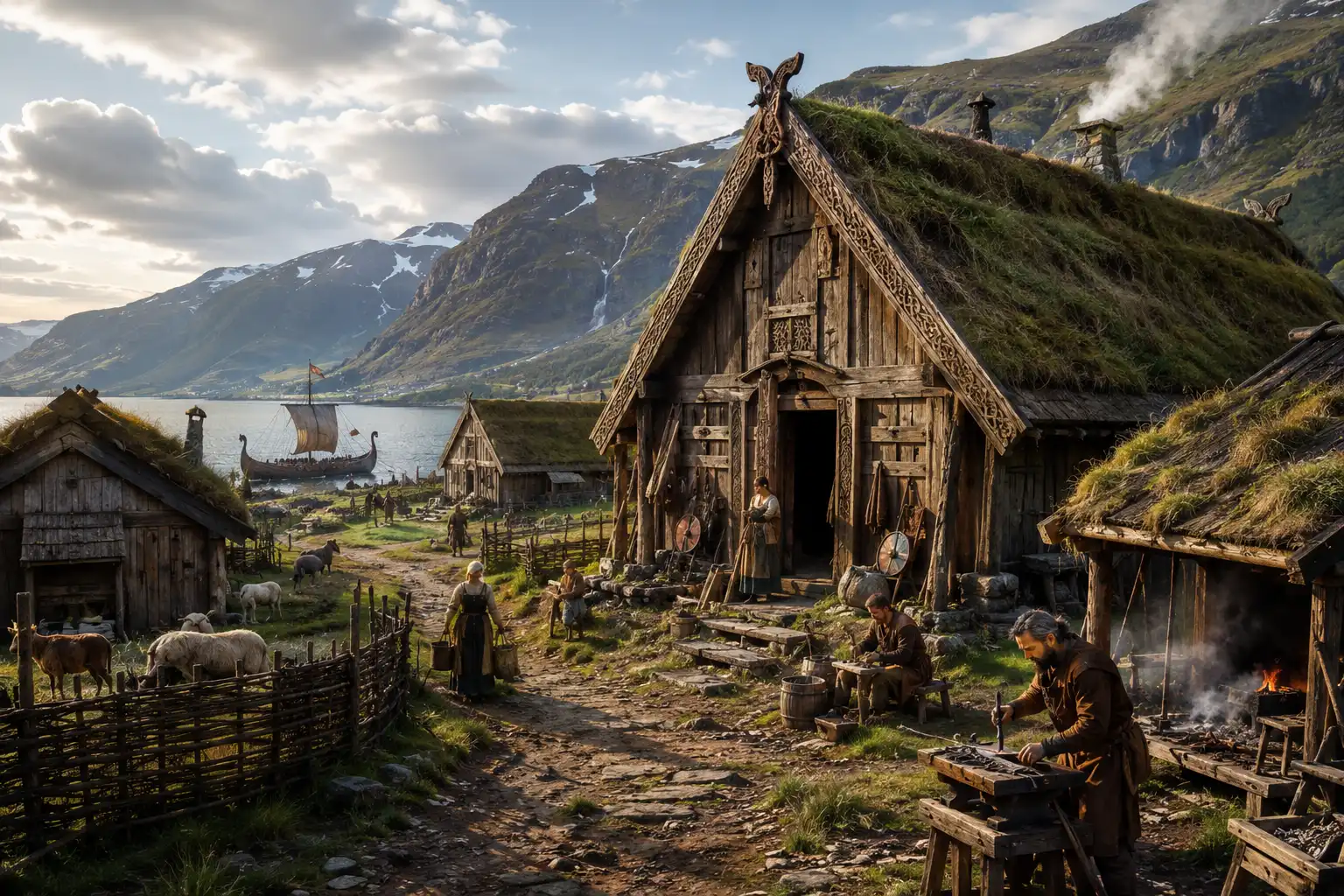 L'habitat viking