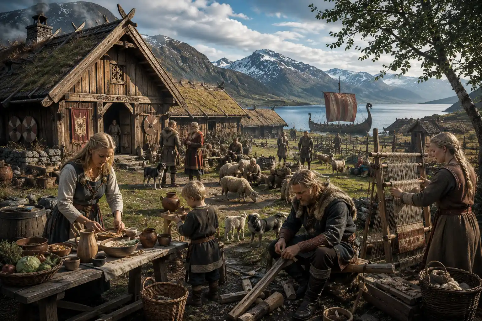 La-vie-quotidienne-des-Vikings